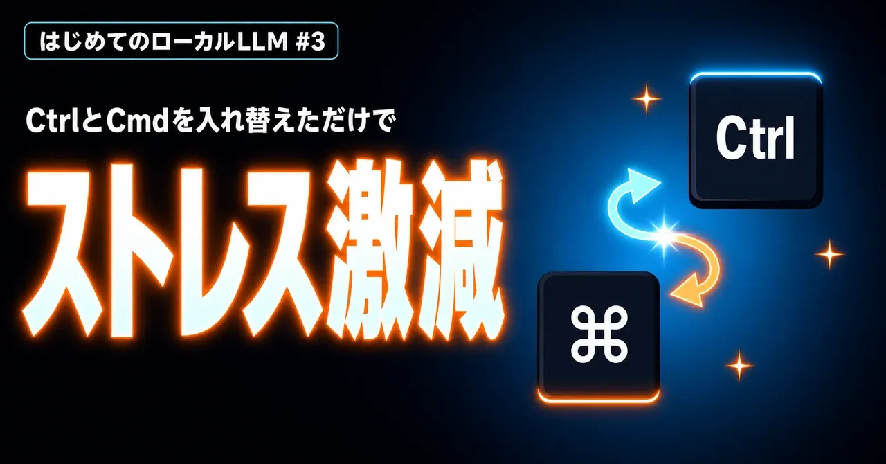 はじめてのローカルLLM③ MacにWindowsの操作感を移植した
